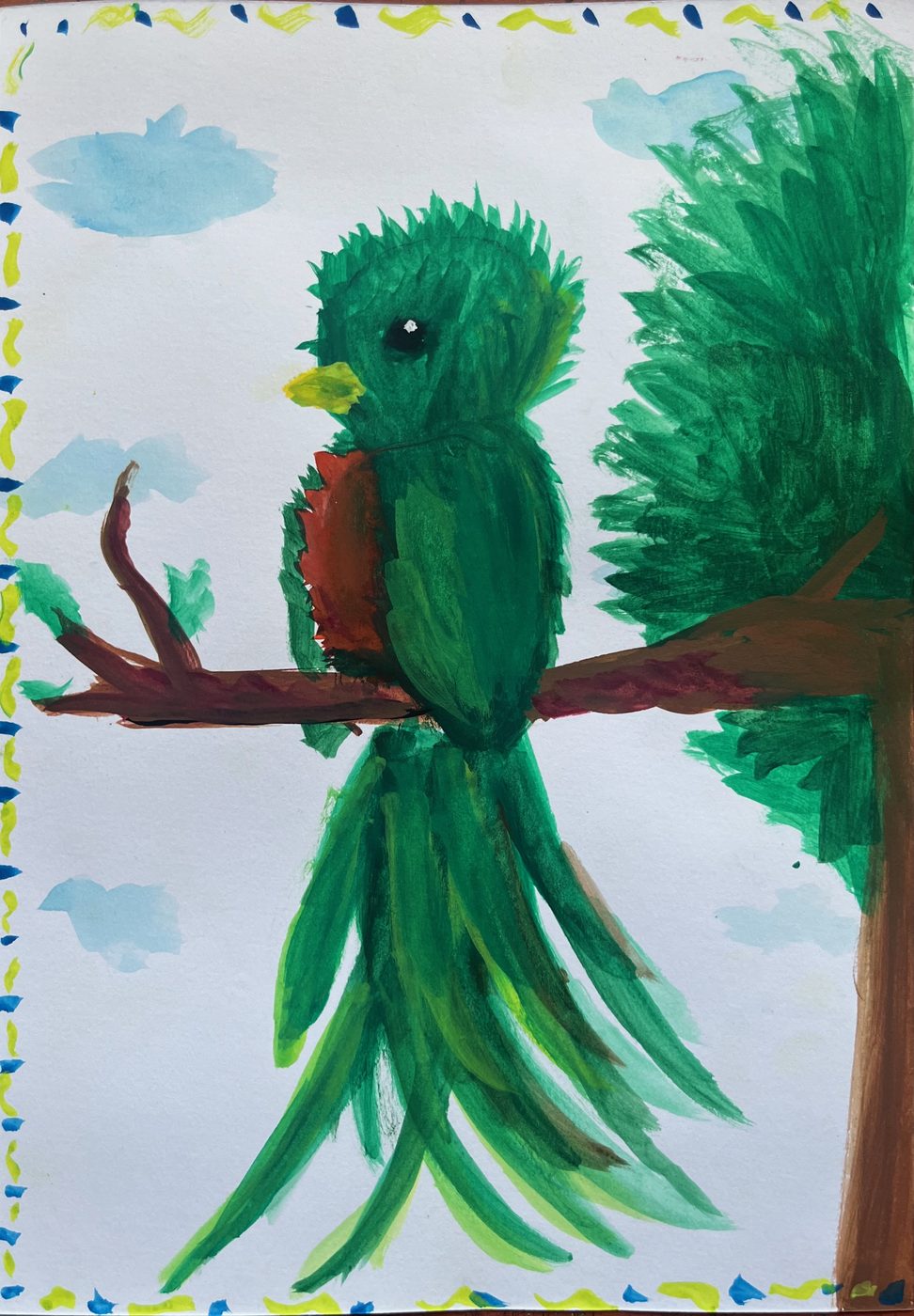 Postkarte 2026 Nr. 37 – Quetzal